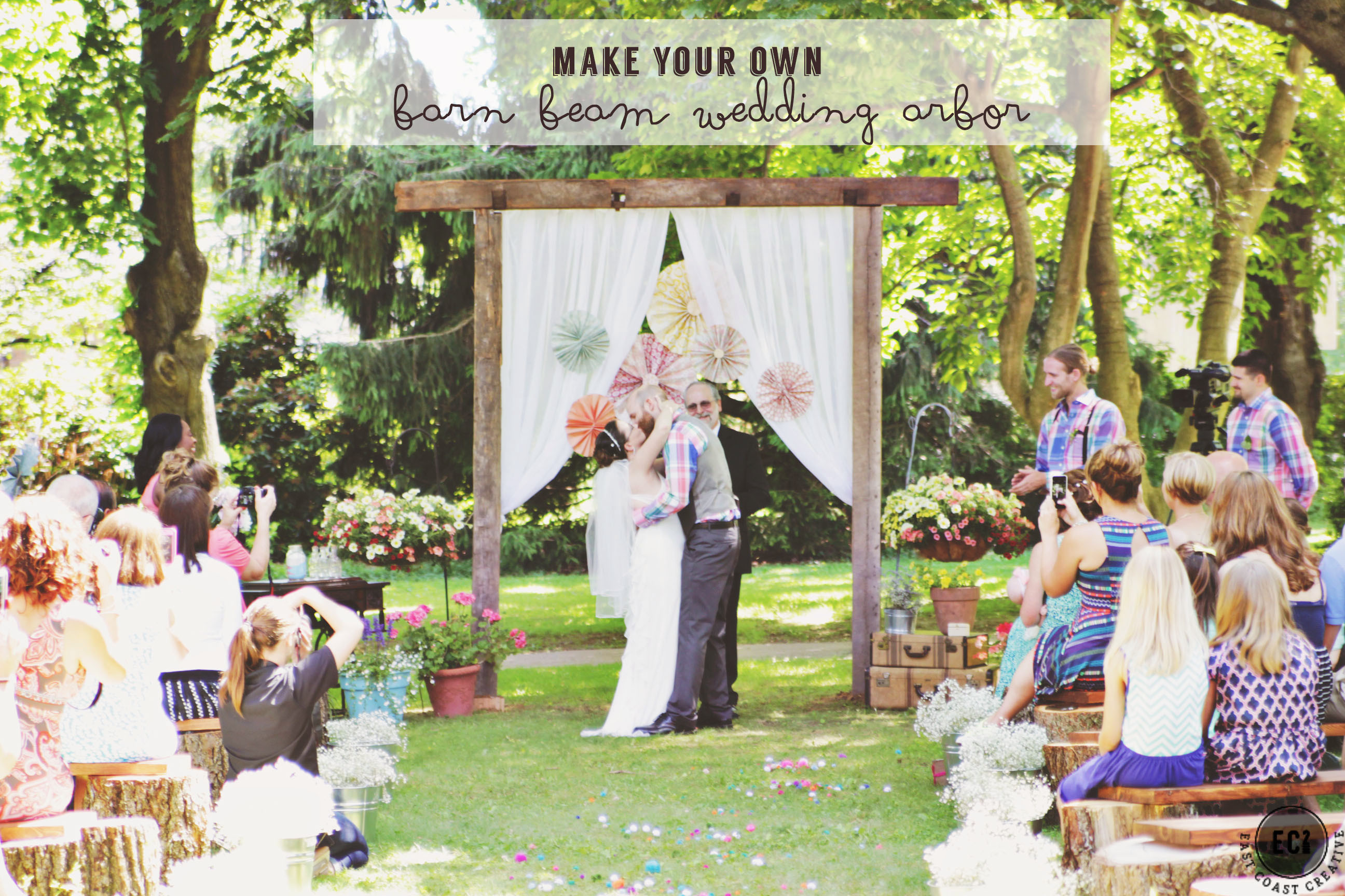 Best ideas about Wedding Arbor DIY
. Save or Pin DIY Wedding Tips on a Bud Vintage Inspired Backyard Now.