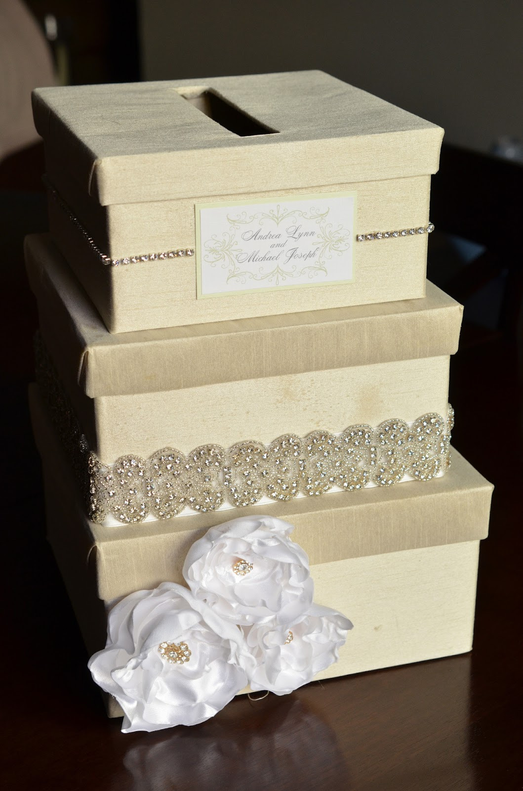 Best ideas about Wedding Card Box DIY
. Save or Pin DIY Wedding Card Box Tutorial Andrea Lynn HANDMADE Now.