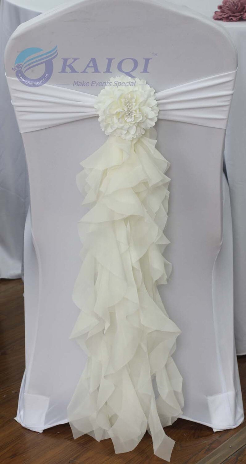 Best ideas about Wedding Chair Sashes
. Save or Pin sale hot sale 10pcs ivory chiffon chair sash with tie Now.