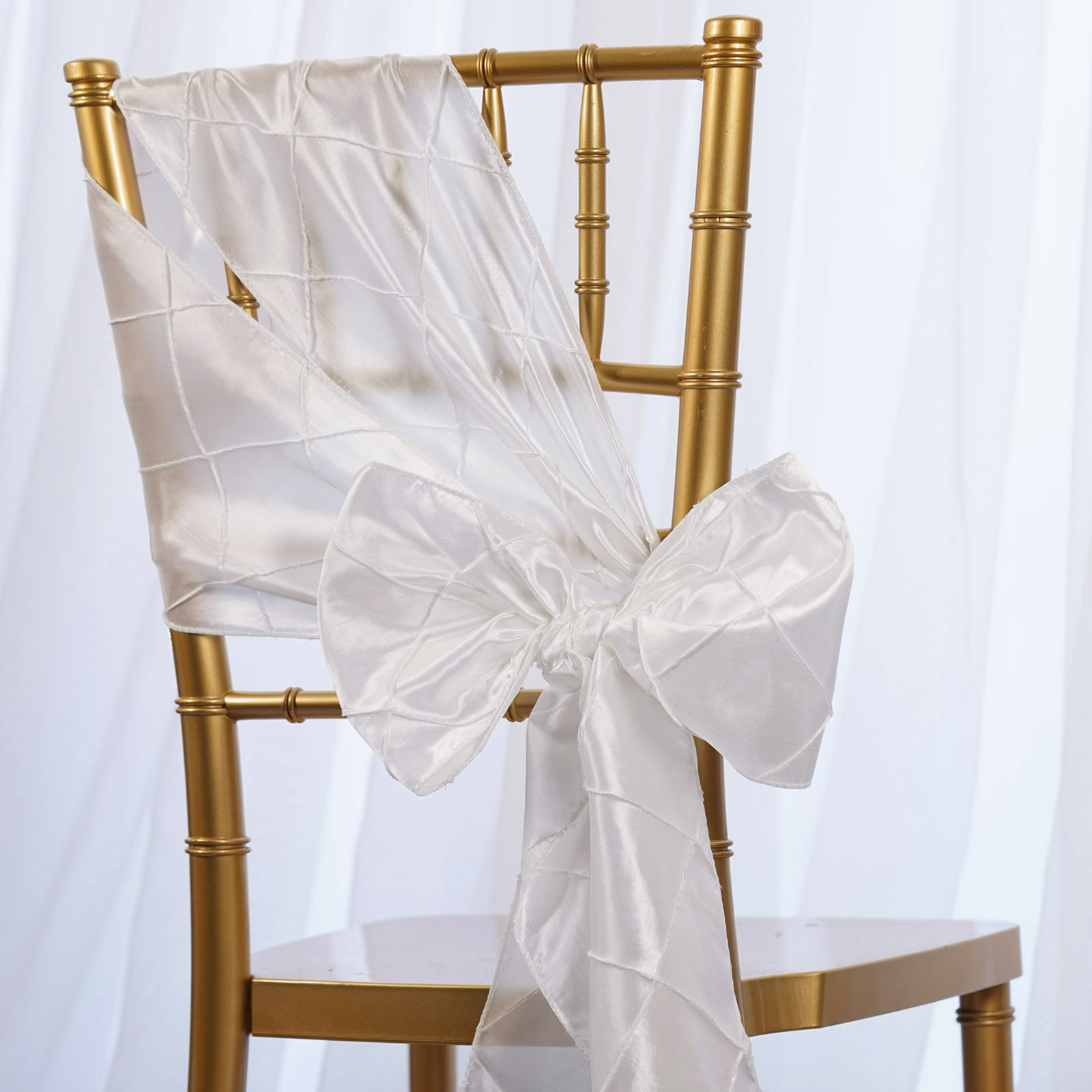 Best ideas about Wedding Chair Sashes
. Save or Pin Pintuck CHAIR SASHES Bows Ties Banquet Wedding Reception Now.