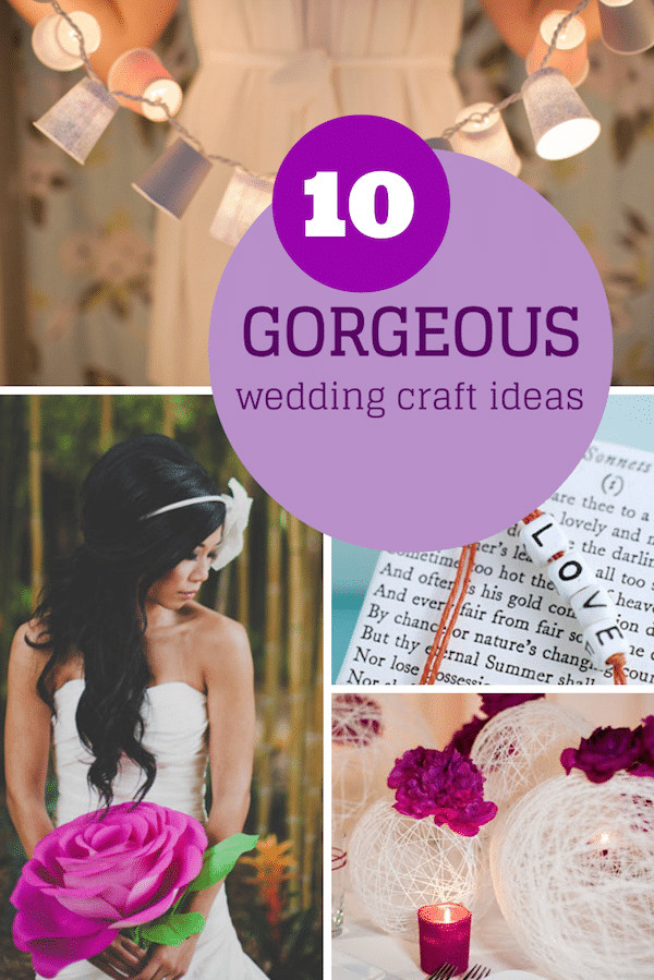 Best ideas about Wedding Craft Idea
. Save or Pin Top 10 gorgeous yet simple wedding craft ideas Now.