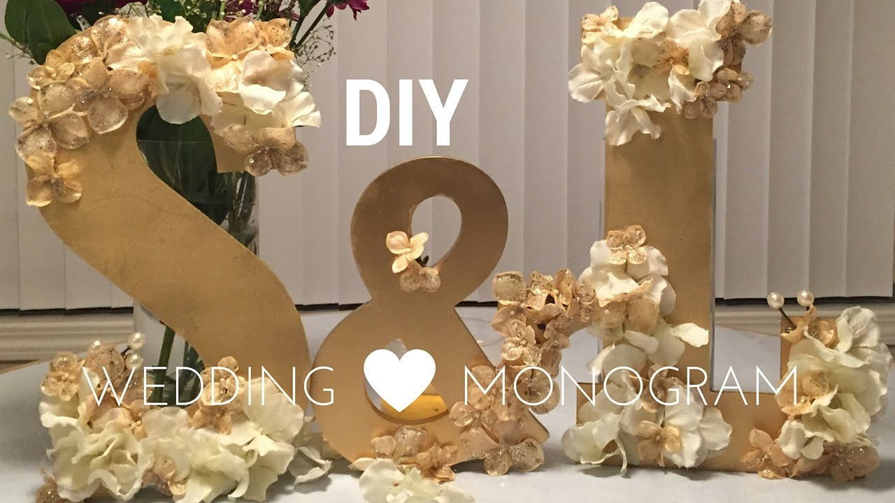 Best ideas about Wedding Decoration DIY
. Save or Pin DIY Wedding Decorations WOODEN MONOGRAM SET tutorial Now.