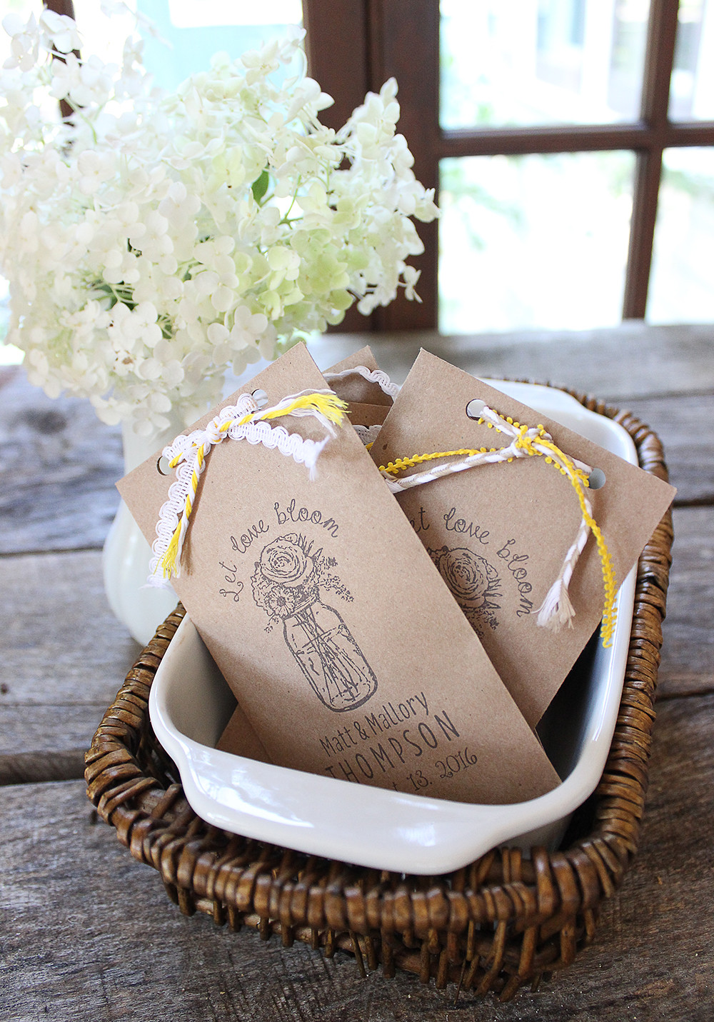 Best ideas about Wedding Favors DIY
. Save or Pin 4 DIY Wedding Favors to Make with Rubber Stamps Now.