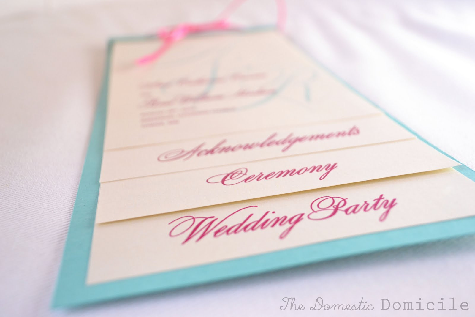 Best ideas about Wedding Programs DIY
. Save or Pin DIY Wedding Revisited Program Templates The Domestic Now.