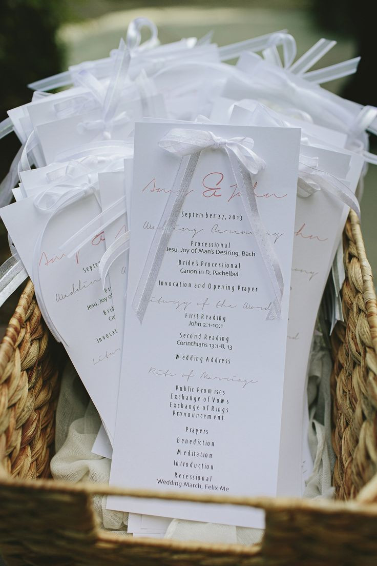 Best ideas about Wedding Programs DIY
. Save or Pin DIY Wedding Programs Brooke Courtney TheKnot Now.