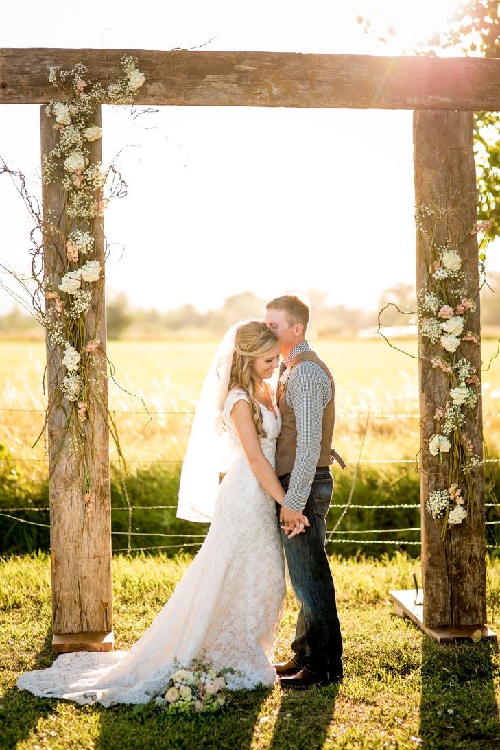 Best ideas about Wedding Trellis DIY
. Save or Pin DIY Barn Wood Wedding Arbor Now.