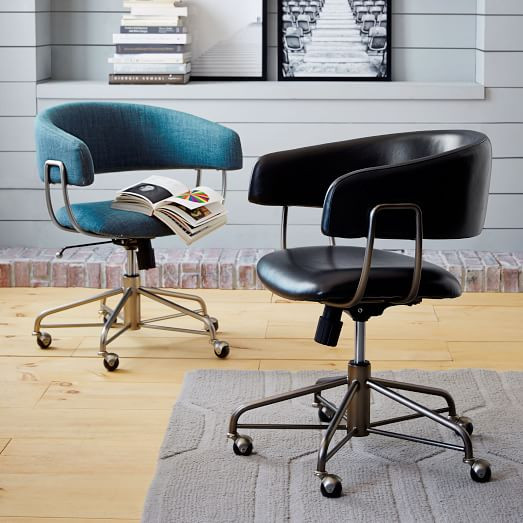 Best ideas about West Elm Office Chair
. Save or Pin Halifax Upholstered fice Chair Now.