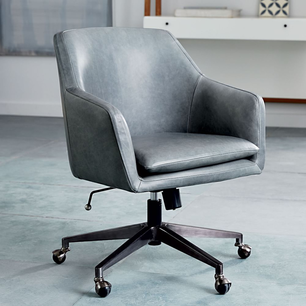 Best ideas about West Elm Office Chair
. Save or Pin Helvetica Leather fice Chair Now.