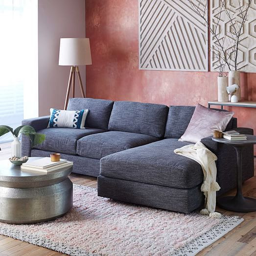 Best ideas about West Elm Urban Sofa
. Save or Pin Urban 2 Piece Chaise Sectional Now.