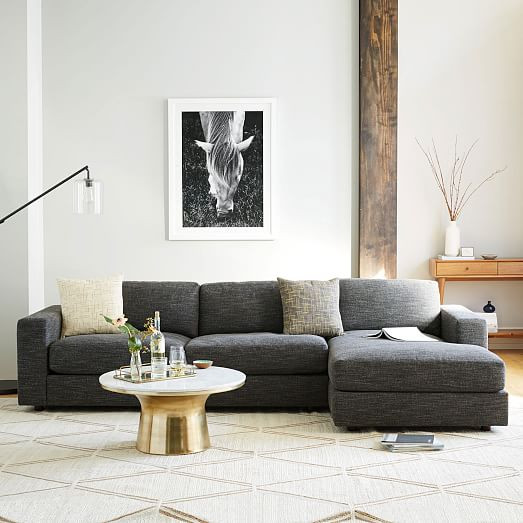 Best ideas about West Elm Urban Sofa
. Save or Pin Urban 2 Piece Chaise Sectional Now.