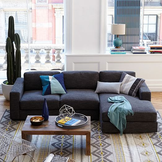 Best ideas about West Elm Urban Sofa
. Save or Pin Urban 2 Piece Chaise Sectional Now.