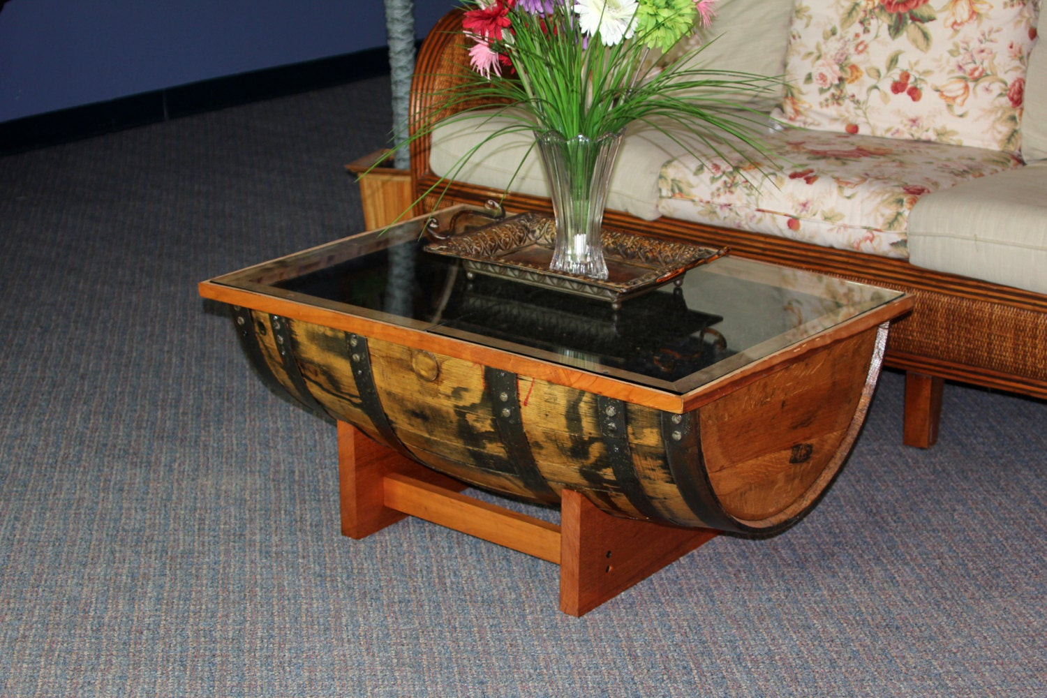 Best ideas about Whiskey Barrel Coffee Table
. Save or Pin Whiskey Barrel Coffee Table by DarrylsBarrels on Etsy Now.
