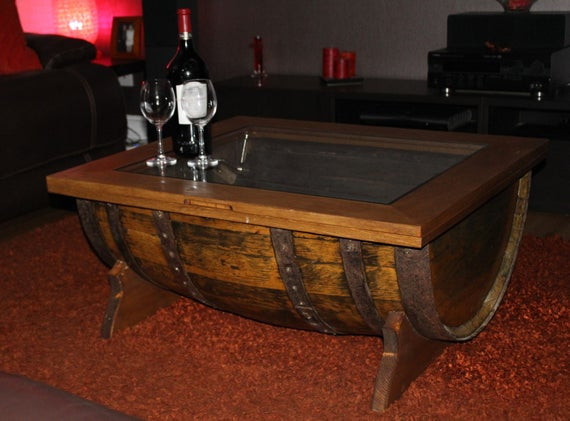 Best ideas about Whiskey Barrel Coffee Table
. Save or Pin Whisky Barrel Coffee Table with Oak and by TheUpcycledTimberCo Now.