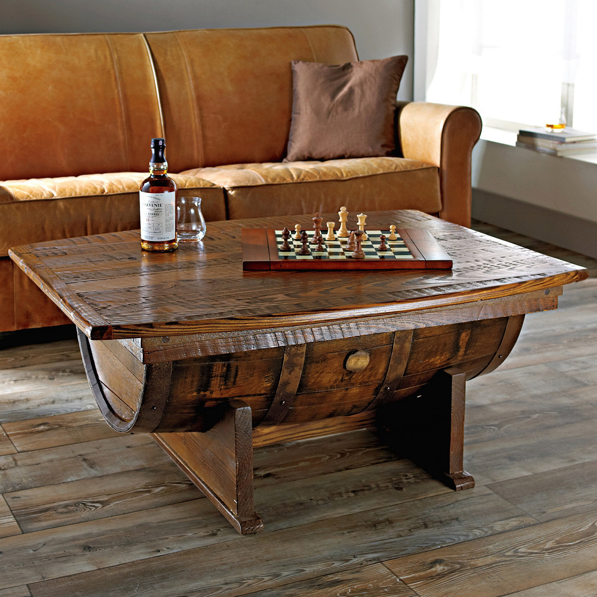 Best ideas about Whiskey Barrel Coffee Table
. Save or Pin Handmade Vintage Oak Whiskey Barrel Coffee Table The Now.