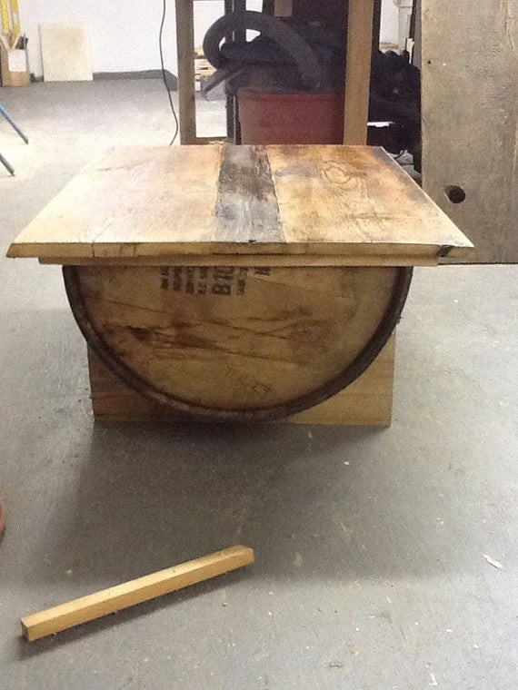 Best ideas about Whiskey Barrel Coffee Table
. Save or Pin Whiskey barrel coffee table by PiercesWorkshop on Etsy Now.