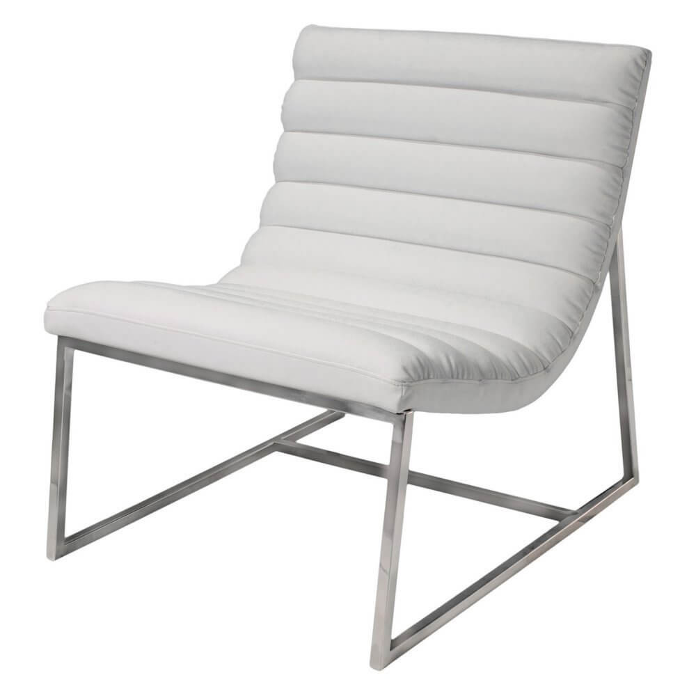 Best ideas about White Accent Chair
. Save or Pin 37 White Modern Accent Chairs for the Living Room Now.