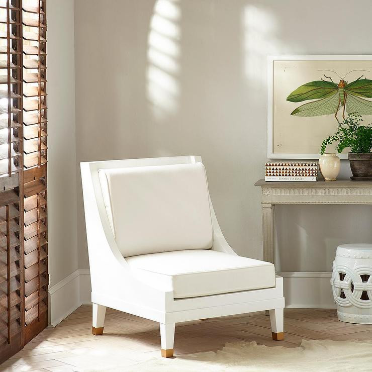 Best ideas about White Accent Chair
. Save or Pin Modern White Swoop Arm Accent Chair Now.