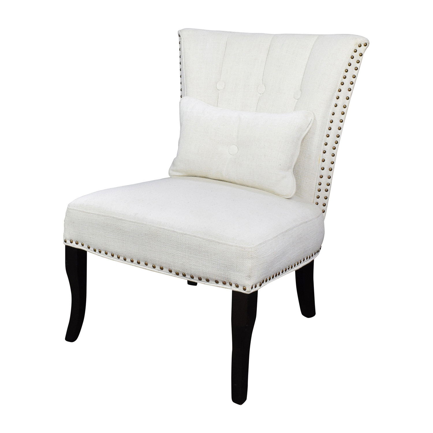 Best ideas about White Accent Chair
. Save or Pin OFF Unkown White Tufted Accent Chair Chairs Now.