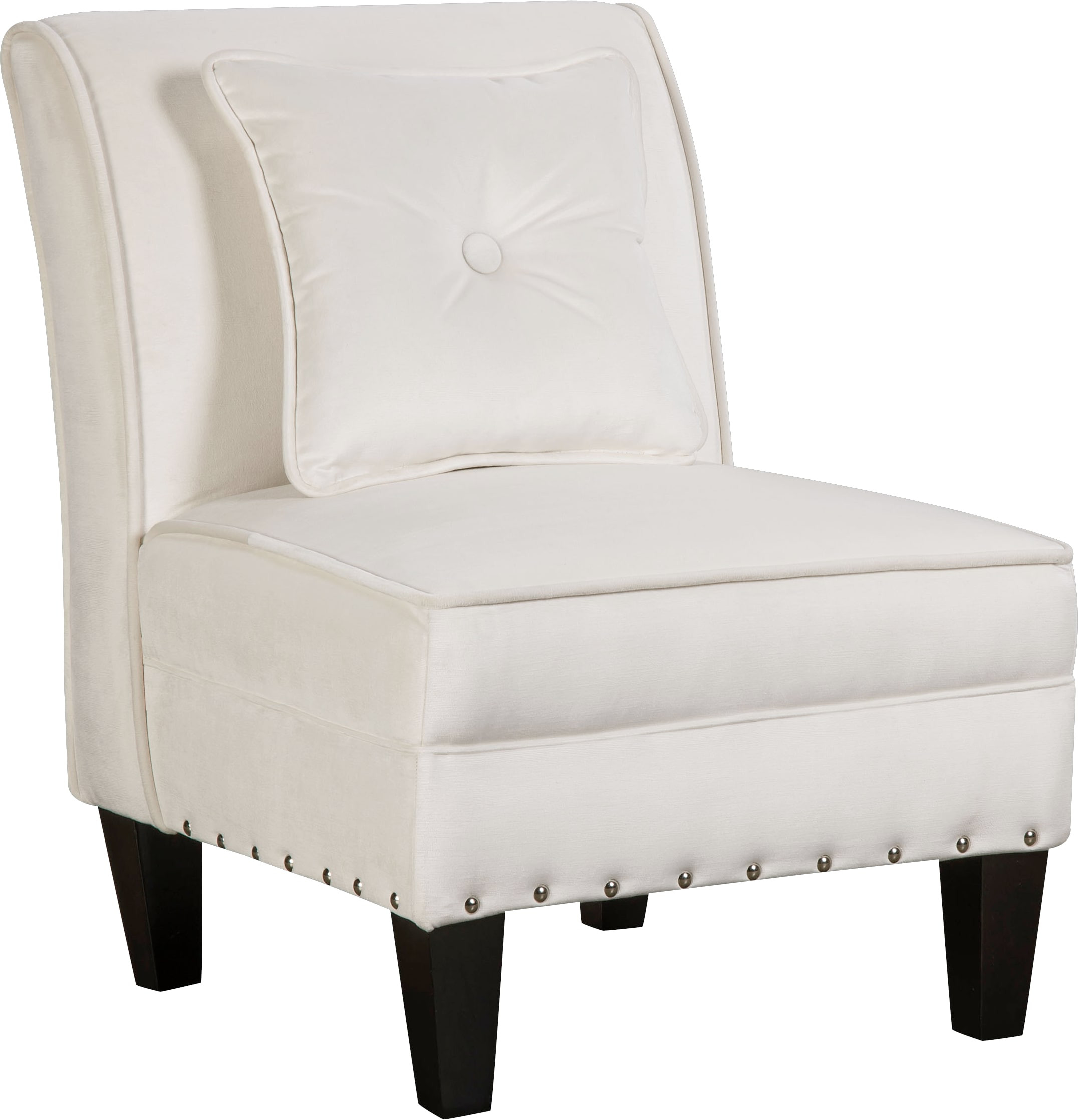 Best ideas about White Accent Chair
. Save or Pin Curran White Accent Chair Accent Chairs White Now.