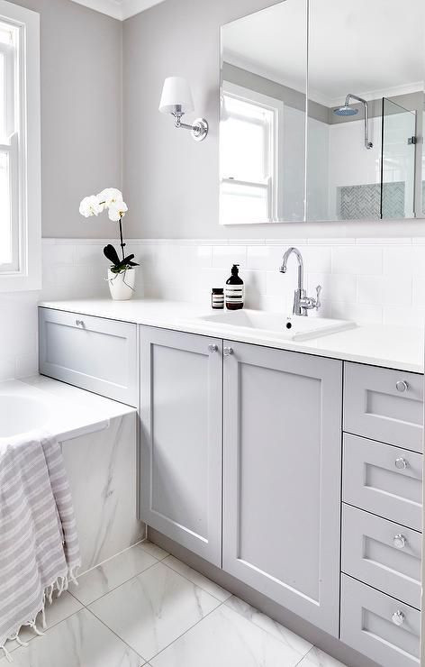 Best ideas about White And Grey Bathroom
. Save or Pin Best 25 Gray and white bathroom ideas on Pinterest Now.