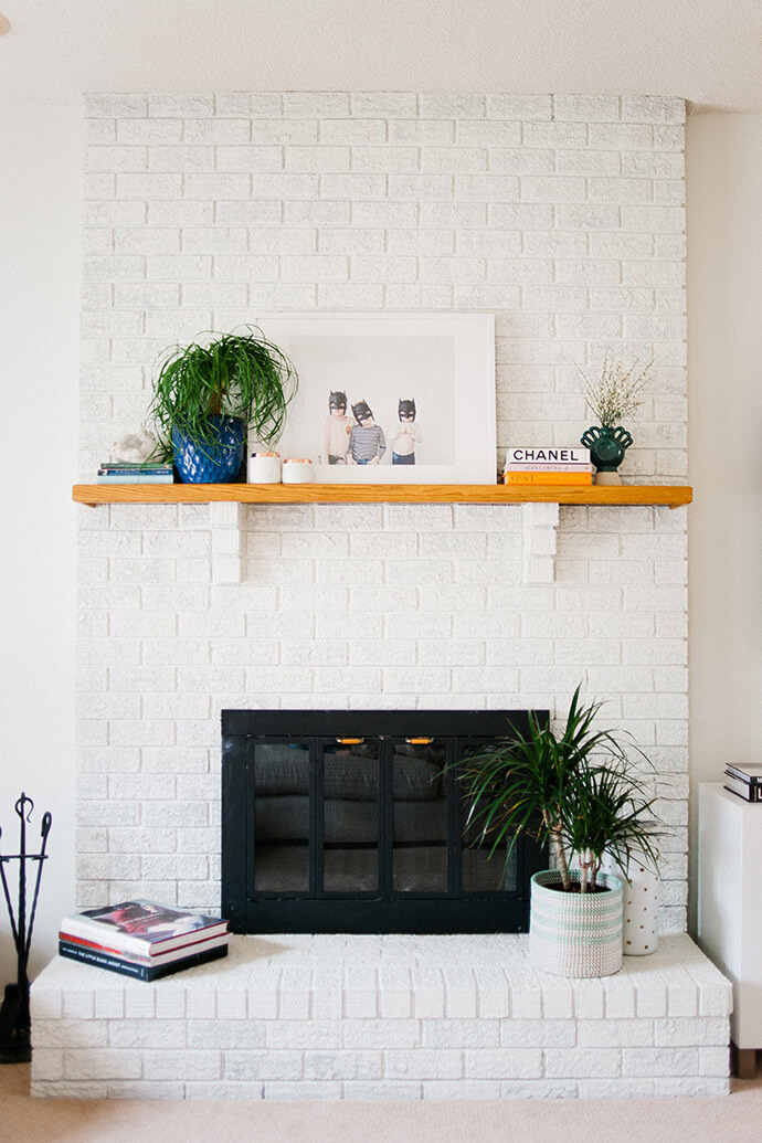 Best ideas about White Brick Fireplace
. Save or Pin Get Inspired The DIY White Brick Fireplace Now.