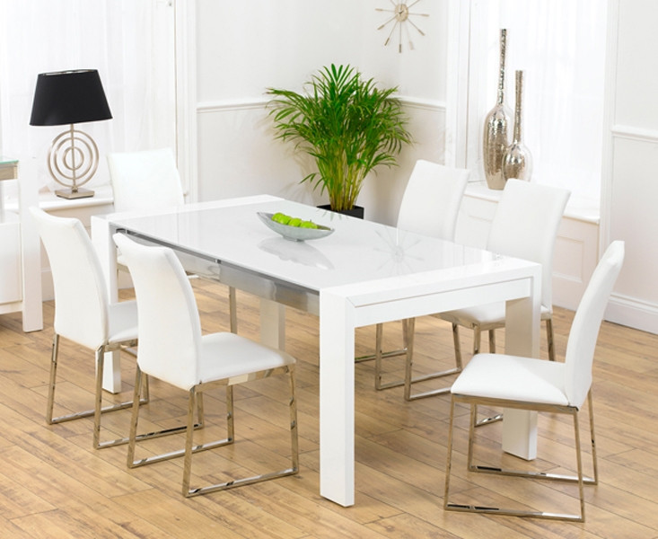 Best ideas about White Dining Room Table
. Save or Pin White Gloss Dining Table And Chairs Now.