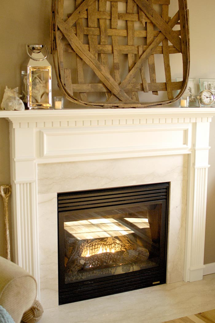 Best ideas about White Fireplace Mantel
. Save or Pin White fireplace mantel makeover Living Rich on Now.