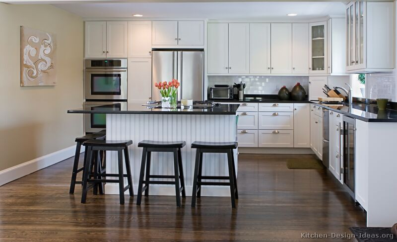 Best ideas about White Kitchen Cabinets
. Save or Pin of Kitchens Traditional White Kitchen Cabinets Now.