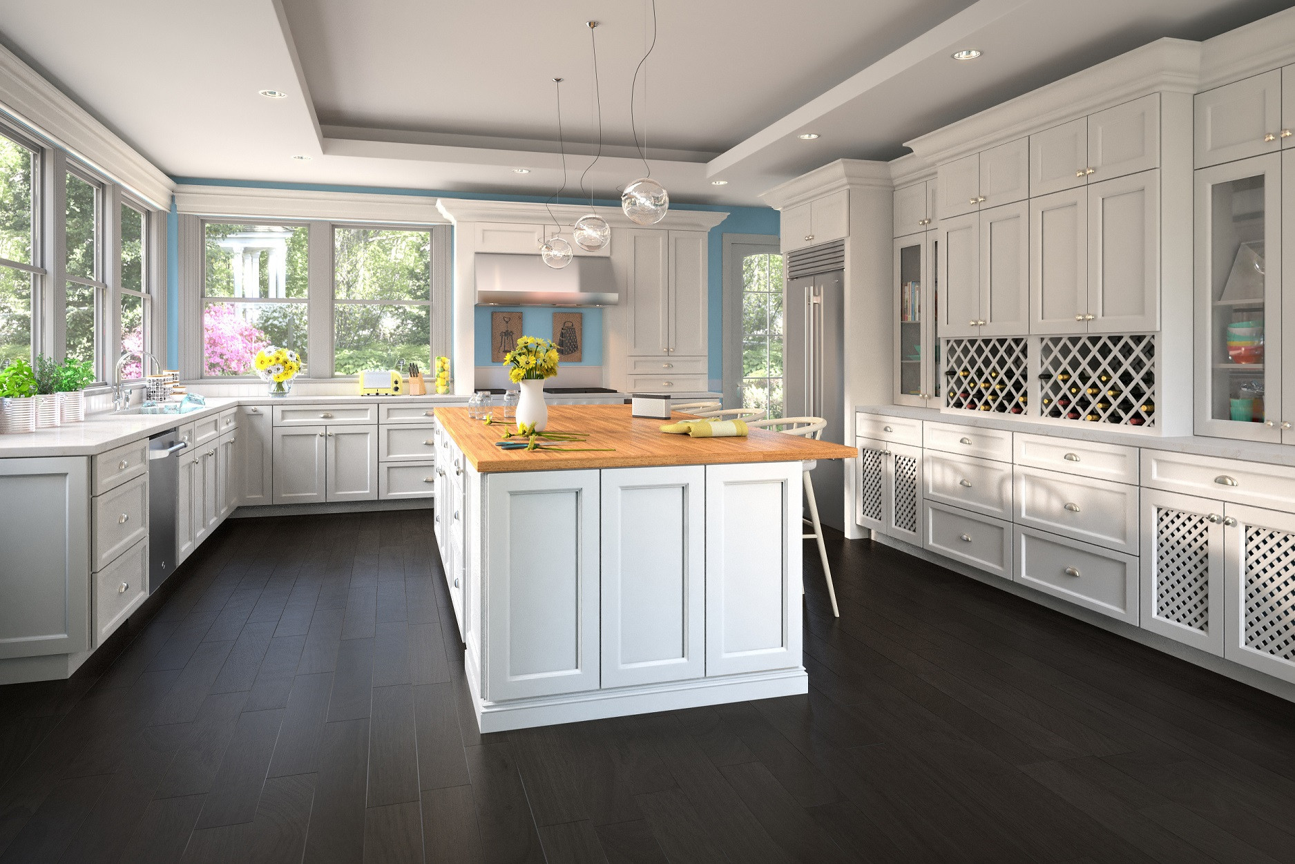 Best ideas about White Kitchen Cabinets
. Save or Pin Providence White Ready To Assemble Kitchen Cabinets Now.