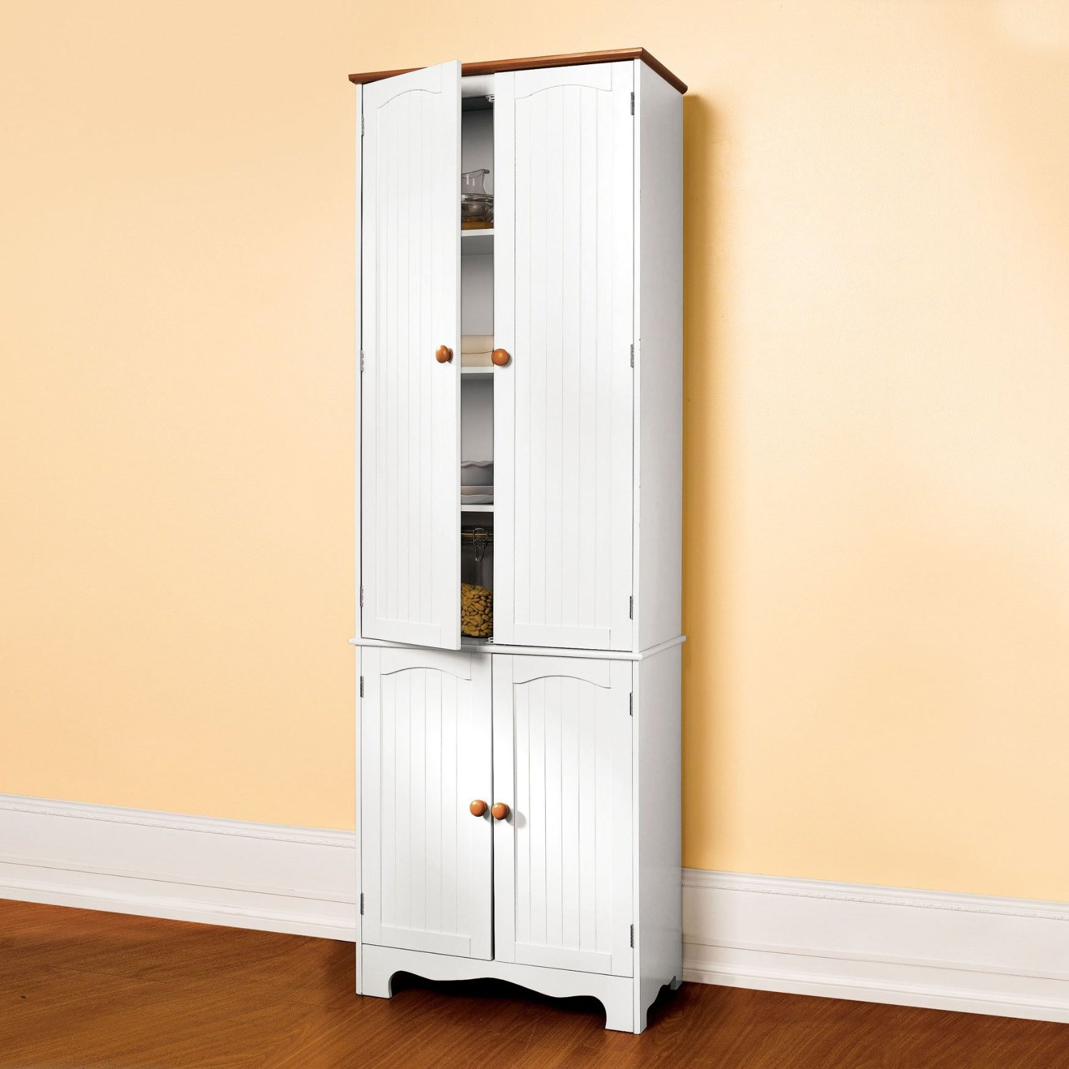 Best ideas about White Pantry Cabinet
. Save or Pin Adding an Elegant Kitchen Look with White Kitchen Pantry Now.