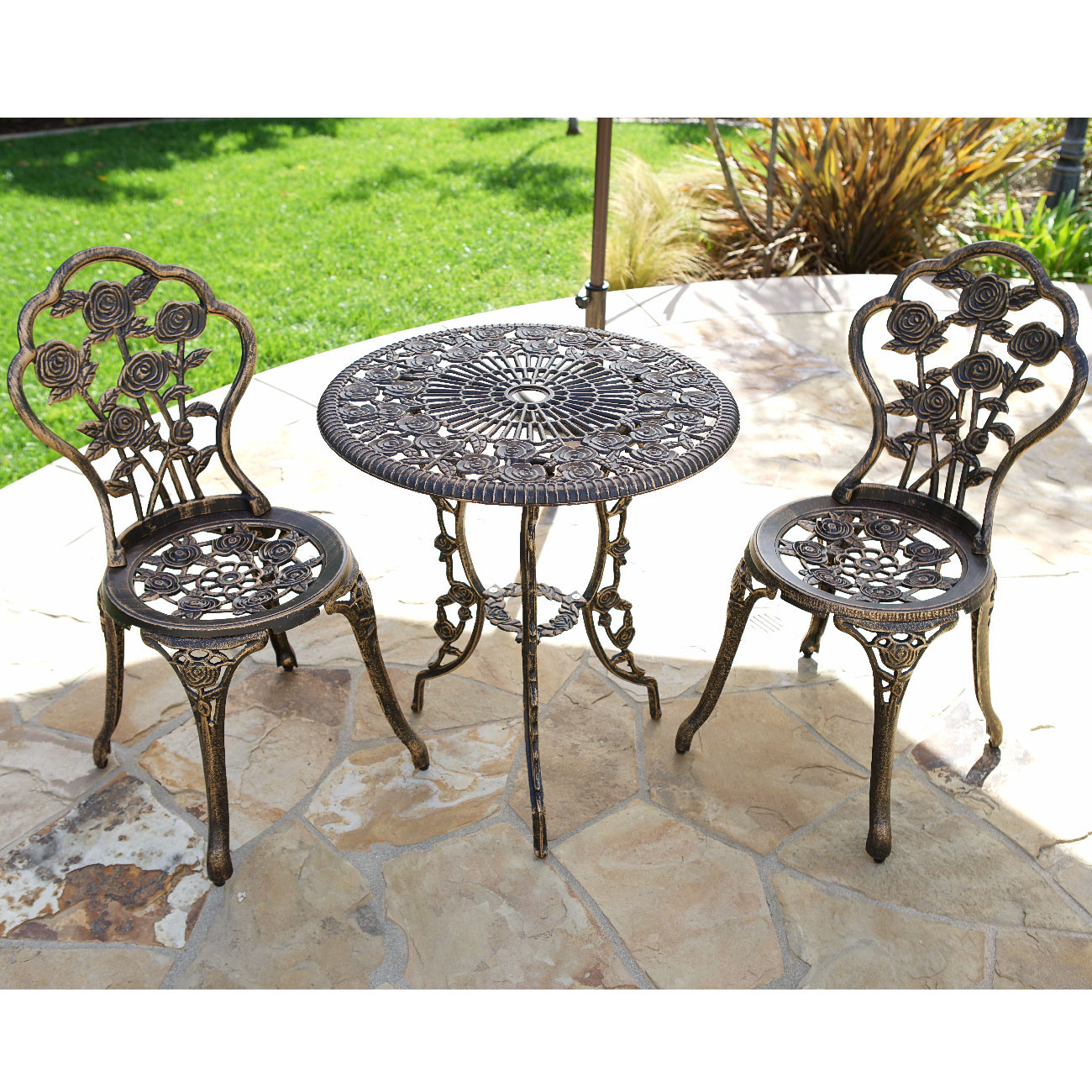 Best ideas about White Patio Furniture
. Save or Pin 3pcs Outdoor Patio Furniture Cast Aluminum Bistro Set Now.