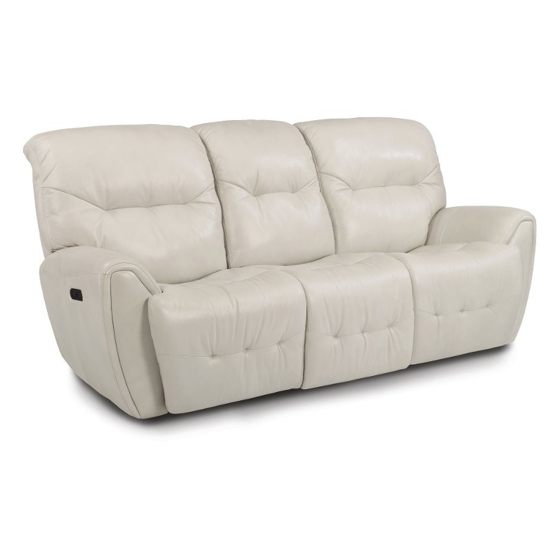 Best ideas about White Recliner Sofa
. Save or Pin Icelandic White Leather Match Power Reclining Sofa Now.