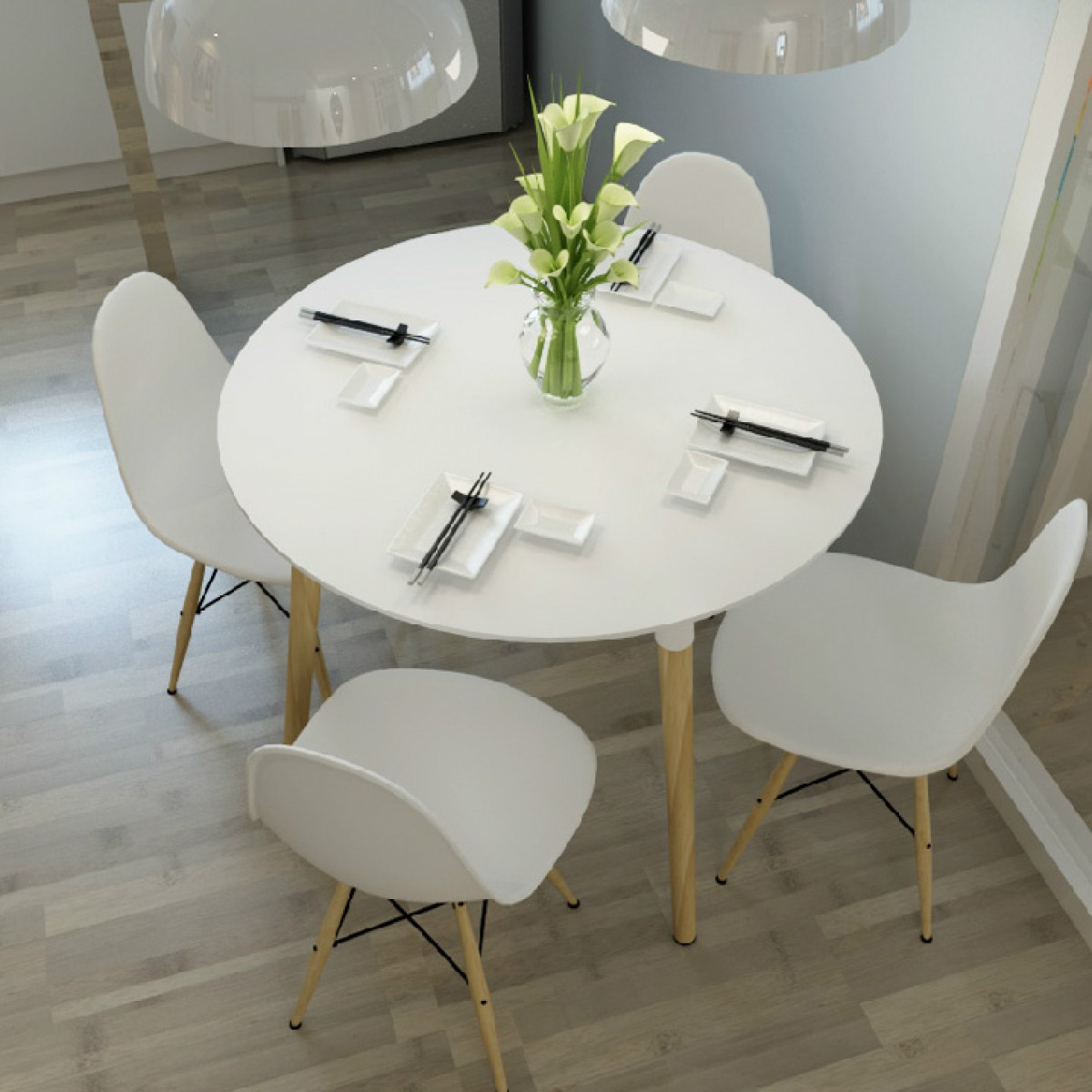 Best ideas about White Round Dining Table
. Save or Pin Eames Style DSW White Round Dining Table Now.
