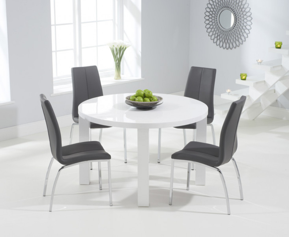 Best ideas about White Round Dining Table
. Save or Pin Atlanta 120cm Round White High Gloss Dining Table with Now.
