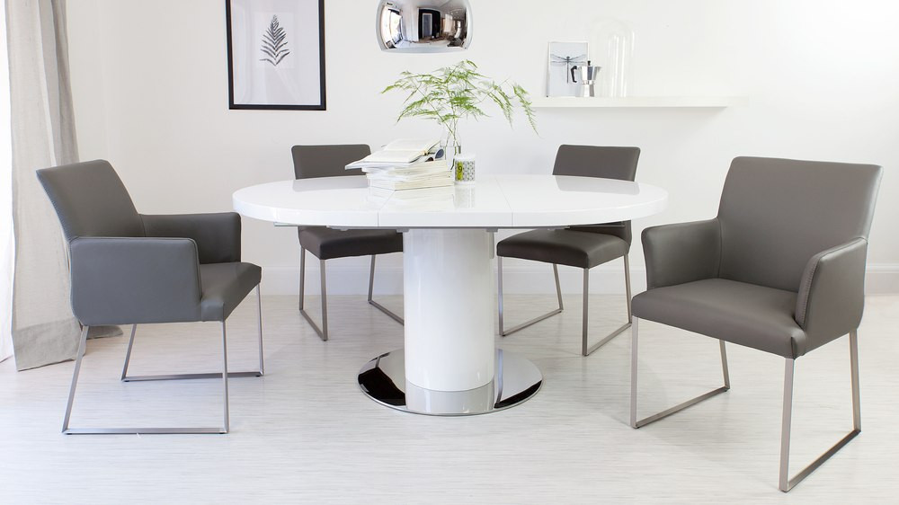 Best ideas about White Round Dining Table
. Save or Pin Round White Gloss Extending Dining Table Now.