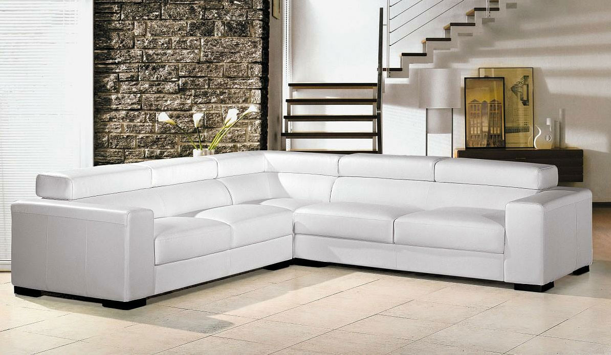 Best ideas about White Sectional Sofa
. Save or Pin White leather Sectional sofa VG80 Now.