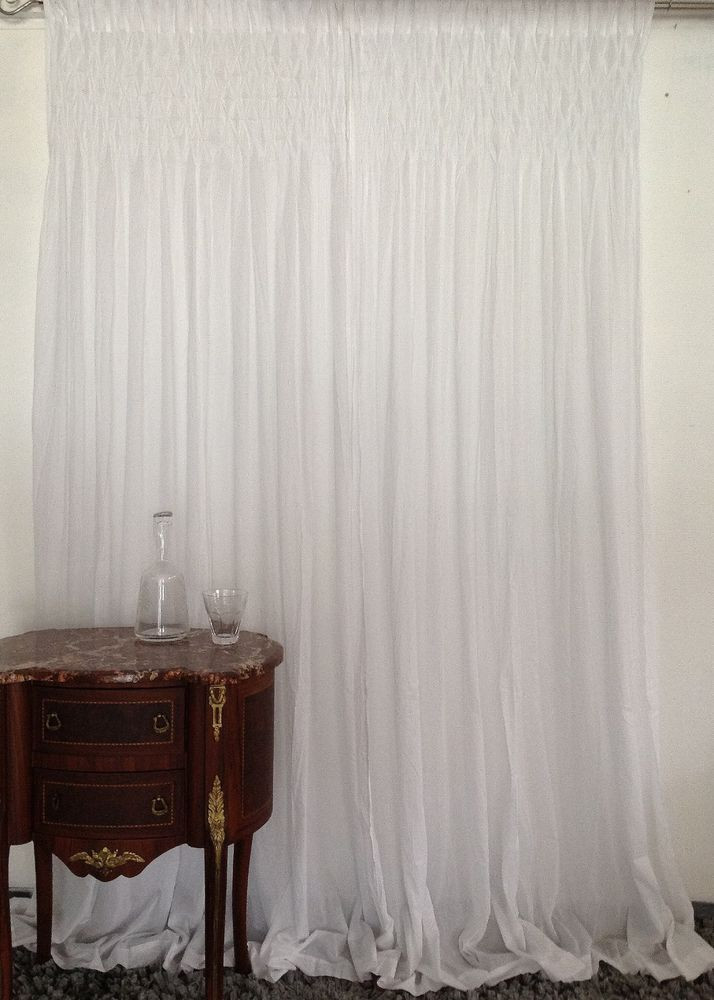 Best ideas about White Shabby Chic Curtains
. Save or Pin French Country Shabby Chic Curtains Smocked Top Rod Pocket Now.