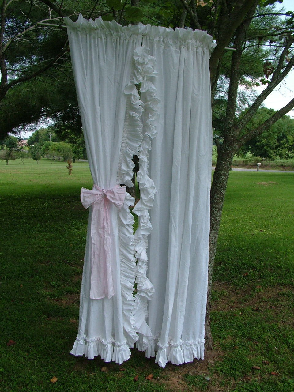 Best ideas about White Shabby Chic Curtains
. Save or Pin Shabby Chic White Ruffle Vintage Curtains by Now.
