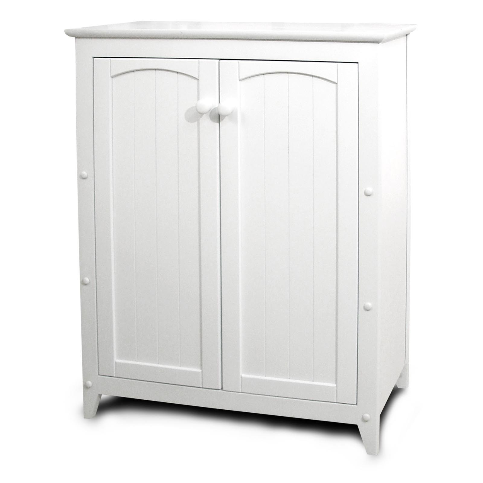Best ideas about White Storage Cabinet With Doors
. Save or Pin Catskill White All Purpose Kitchen Storage Cabinet with Now.
