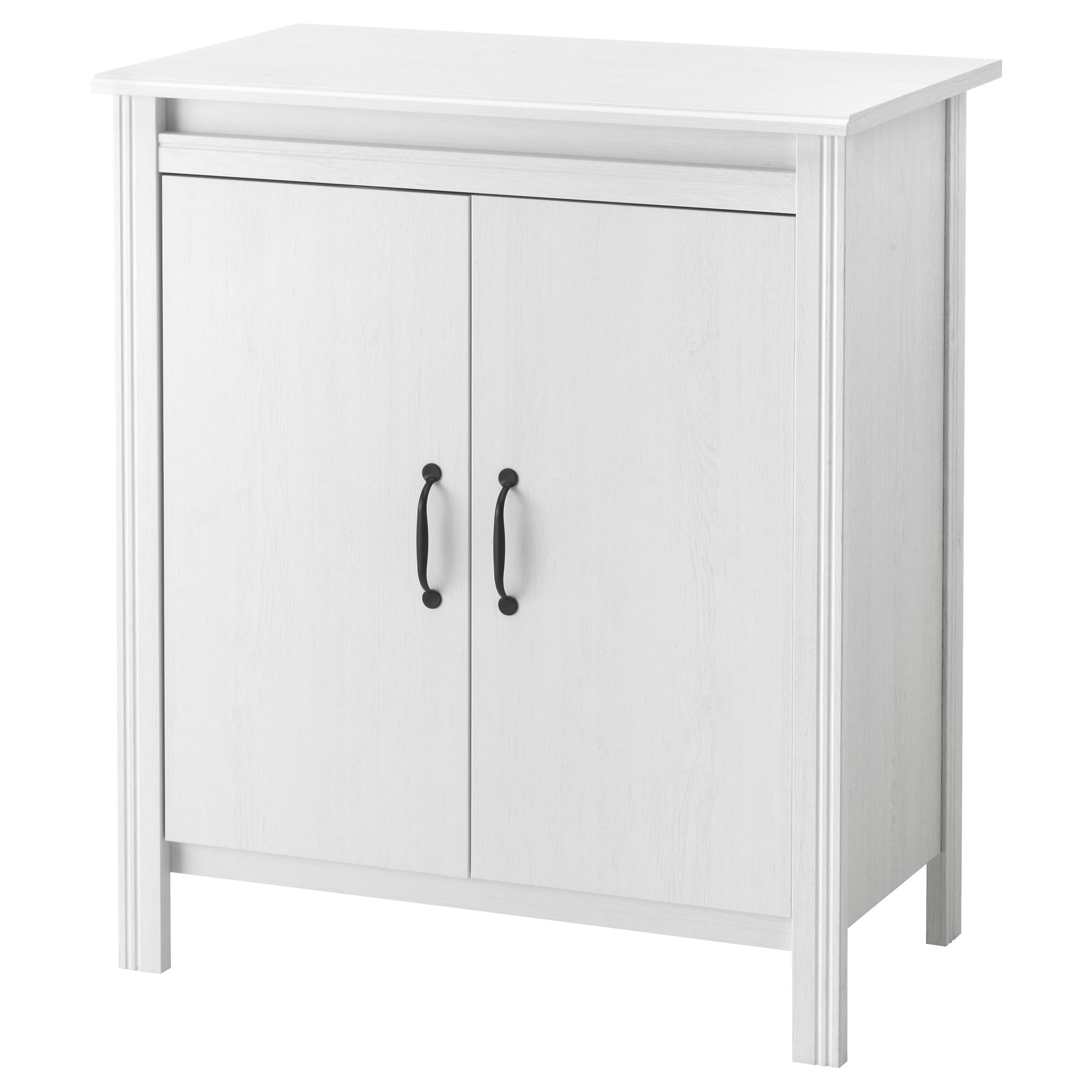 Best ideas about White Storage Cabinet With Doors
. Save or Pin BRUSALI Cabinet with doors White 80 x 93 cm IKEA Now.