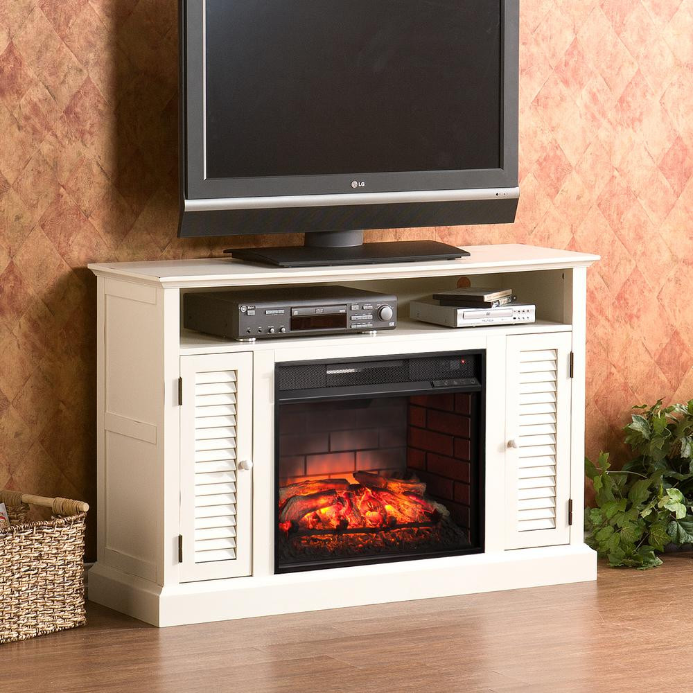 Best ideas about White Tv Stand With Fireplace
. Save or Pin Real Flame Tracey Grand 84 in Entertainment Center Now.