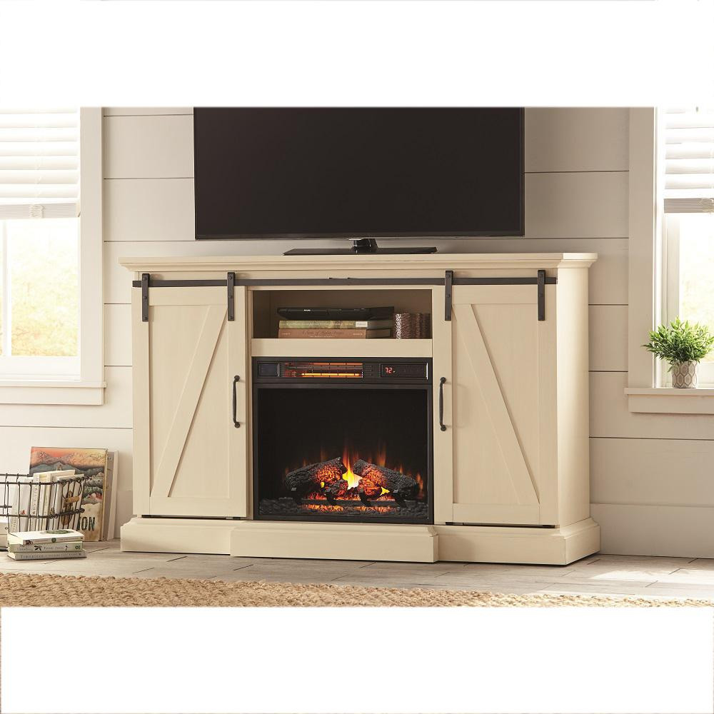 Best ideas about White Tv Stand With Fireplace
. Save or Pin Home Decorators Collection Chestnut Hill 56 in TV Stand Now.