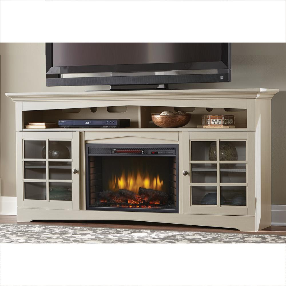 Best ideas about White Tv Stand With Fireplace
. Save or Pin Home Decorators Collection Avondale Grove 70 in TV Stand Now.