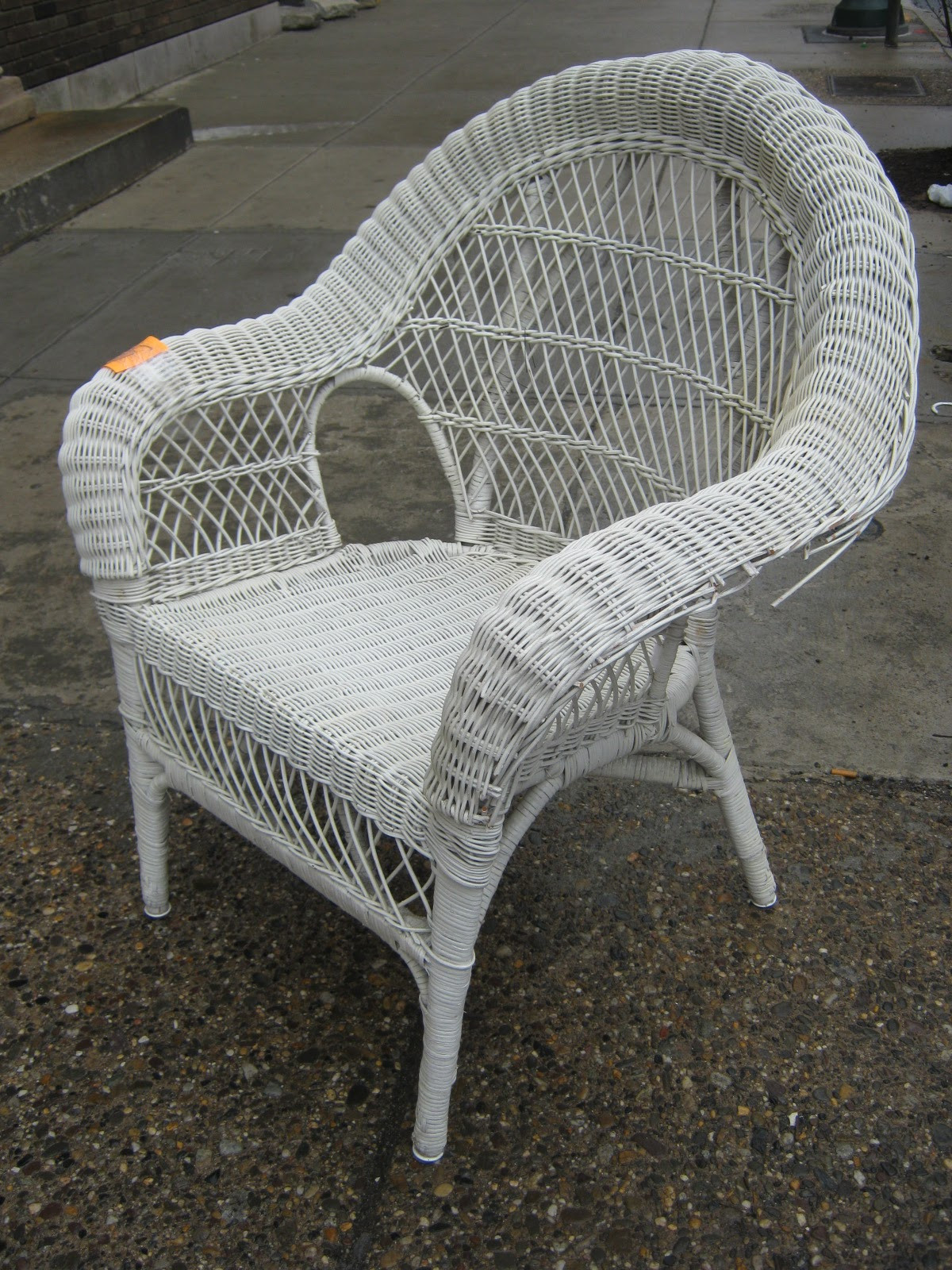 Best ideas about White Wicker Chair
. Save or Pin Uhuru Furniture & Collectibles White Wicker Wonderland SOLD Now.