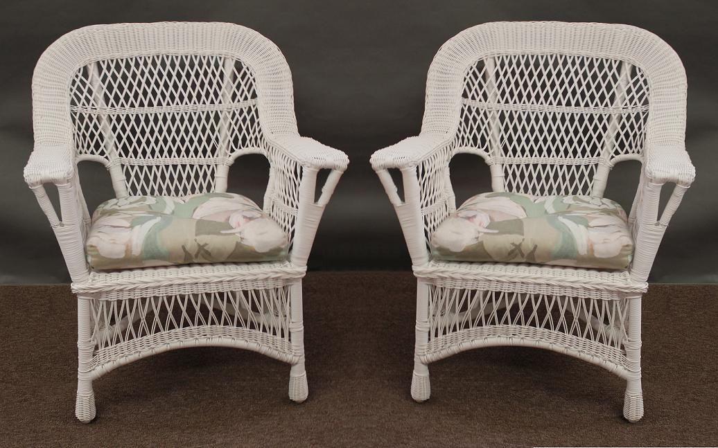 Best ideas about White Wicker Outdoor Furniture
. Save or Pin Mackinac All Weather Wicker Chairs Set of 2 All About Now.