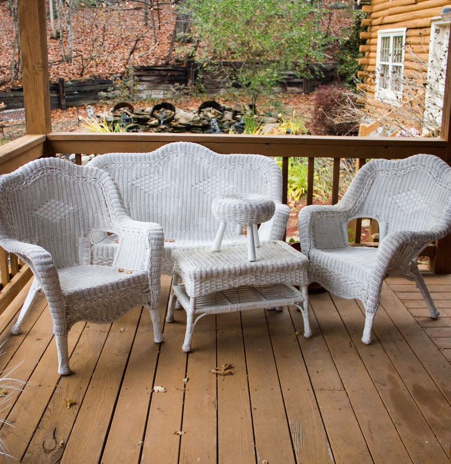Best ideas about White Wicker Outdoor Furniture
. Save or Pin White Wicker Patio Furniture Set EBTH Now.