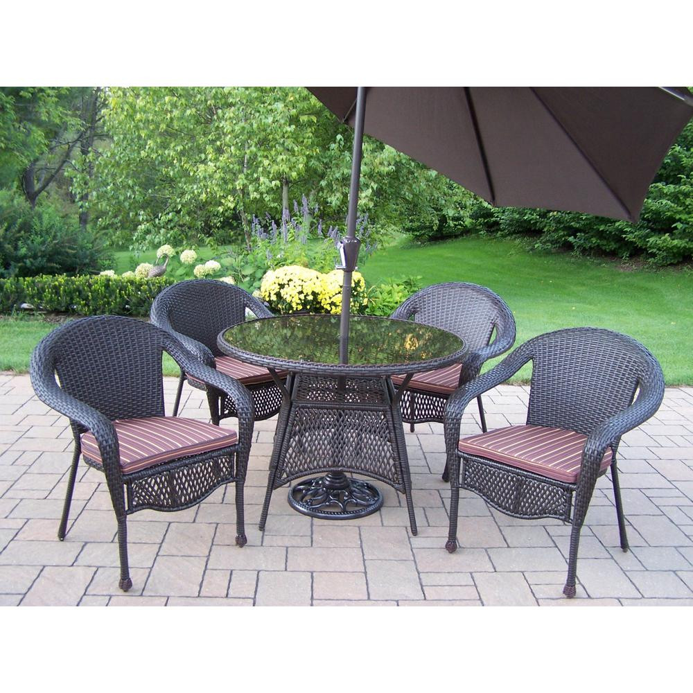 Best ideas about Wicker Patio Dining Sets
. Save or Pin Hanover Brigantine 7 Piece Patio Outdoor Dining Set Now.