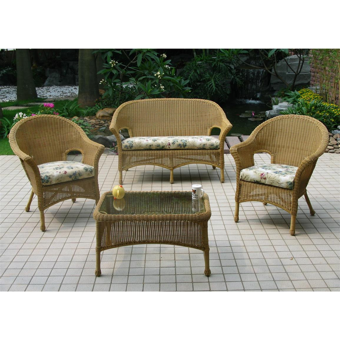 Best ideas about Wicker Patio Furniture
. Save or Pin Chicago Wicker 4 Pc Darby Wicker Patio Furniture Now.