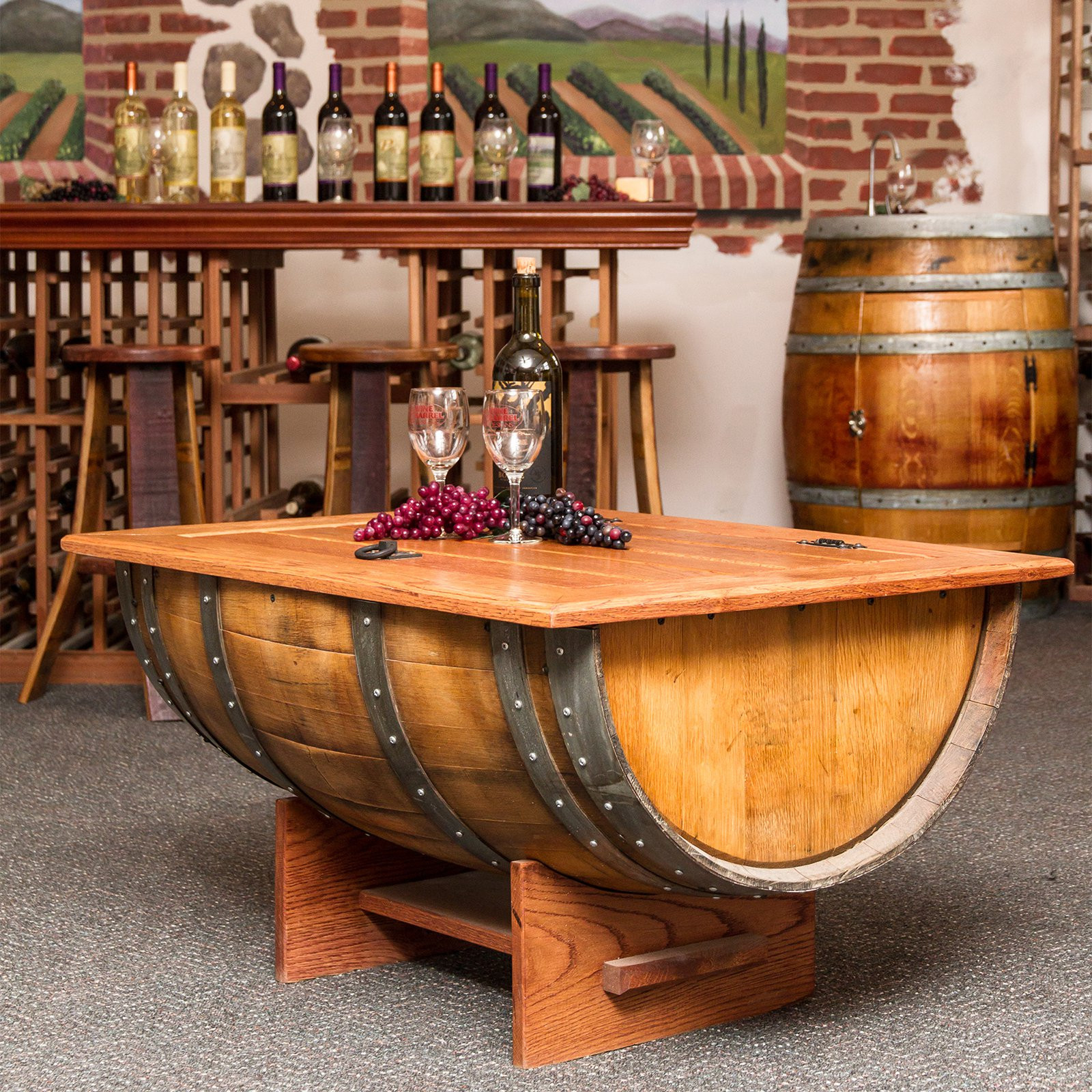 Best ideas about Wine Barrel Coffee Table
. Save or Pin Napa East Wine Barrel Coffee Table Coffee Tables at Now.