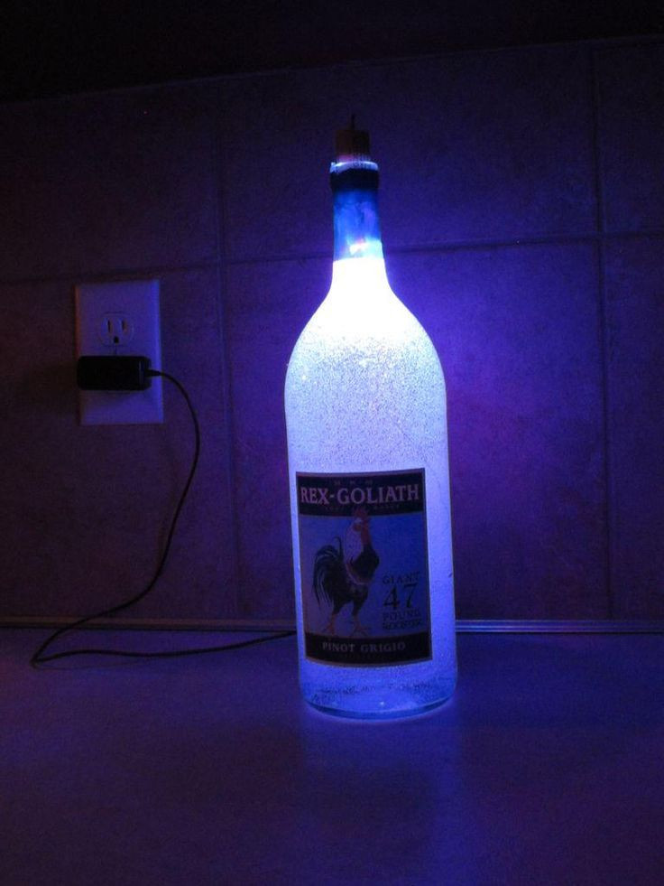 Best ideas about Wine Bottle Lamp DIY
. Save or Pin DIY Tutorial DIY Glass DIY Wine Bottle LED Gel Lamp Now.
